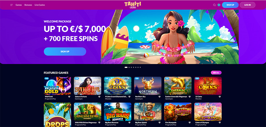 Tahiti Casino Cover picture