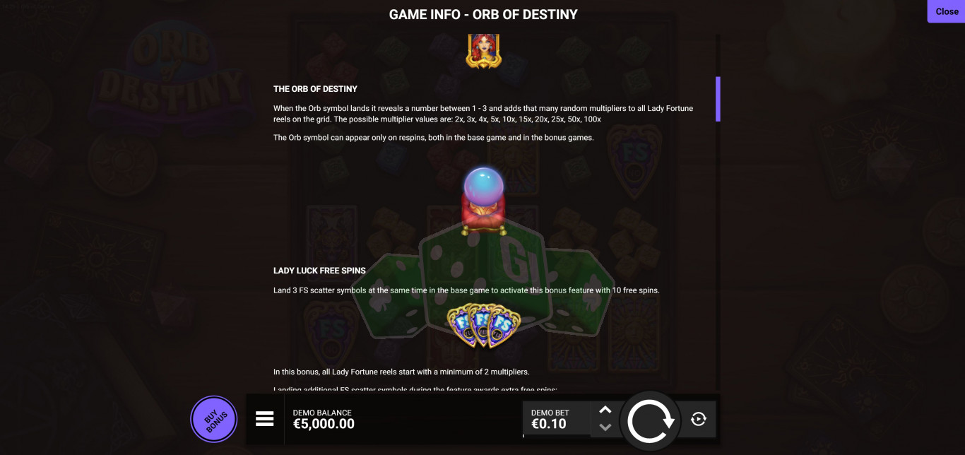 Orb of Destiny™: - Play online now