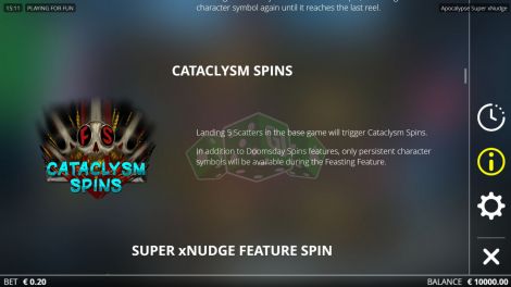 Cataclysm Spins