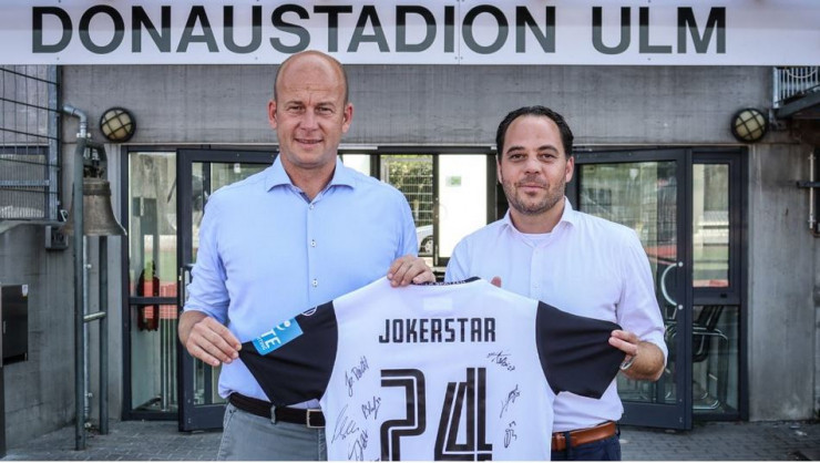 Jokerstar is the new sponsor of SSV Ulm 1846