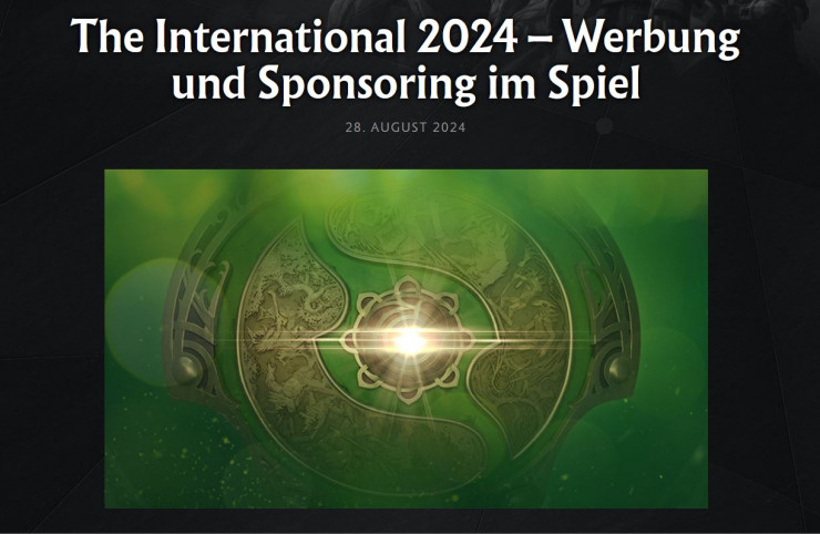 Keine (Glücksspiel-)Werbung bei E-Sport-Turnier „The International“ 2024