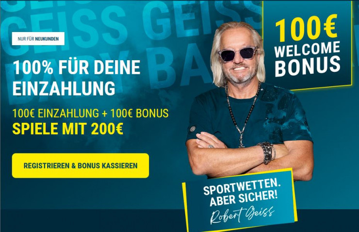 Robert Geiss engaged as a testimonial for sportwetten.de